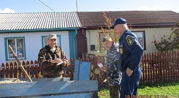 Проведение подворовых обходов, сельских сходов