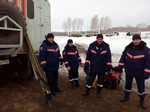 Cпасатели Чановского поисково-спасательного отряда приняли участие в командно-штабном учении