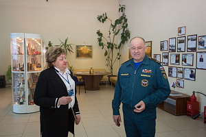 Музей посетил начальник Национального ЦУКС  МЧС России
