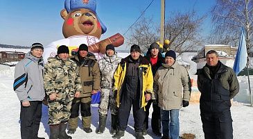 Рыболовные баталии среди спасателей и огнеборцев Новосибирской области